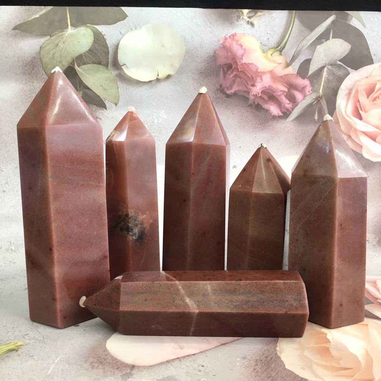Wholesale Natural Crystal Tower purple Aventurine Tower for decoraiotion 1kg
