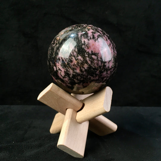 Wholesale Natural Polish Rose stone Ball Crystals Healing Stones Rhodonite Sphere For Home Decor 1kg