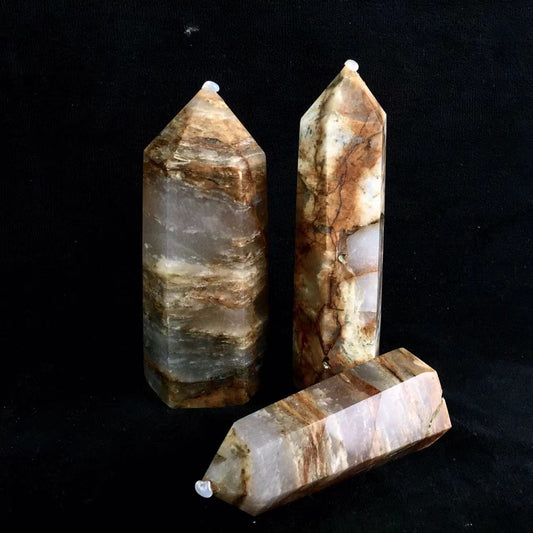 Wholesale natual crystal  golden healer quartz  tower 1kg