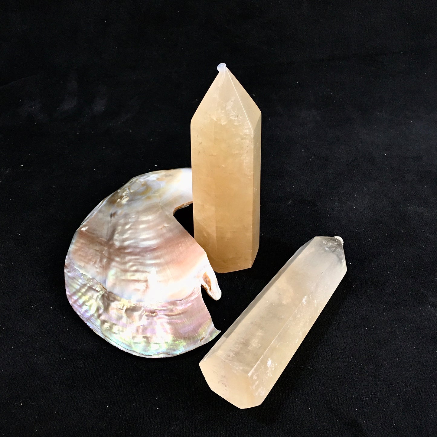 Wholesale natural healing Yellow calcite tower or decoration 1kg