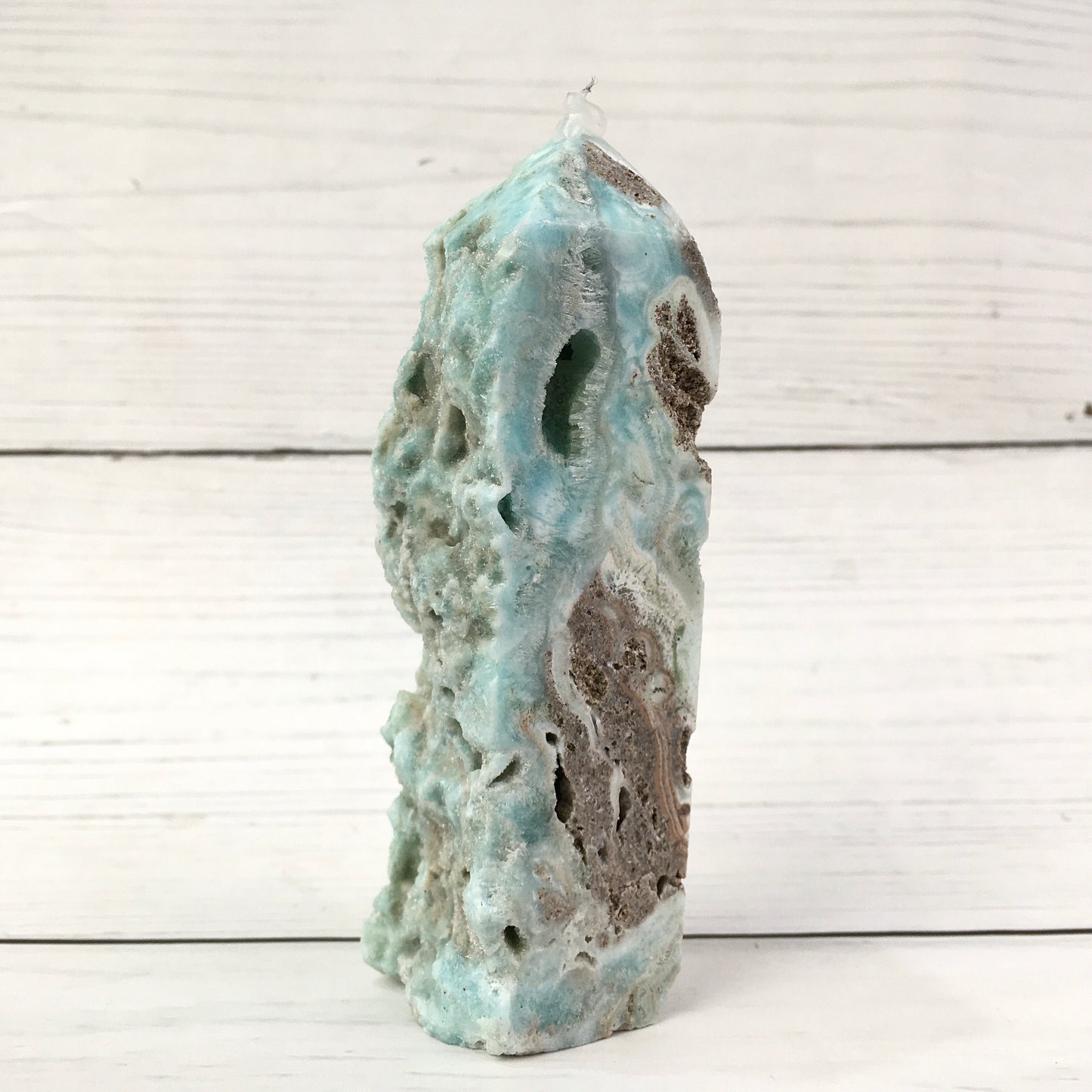 Wholesale Nature Crystal Hemimorphite Tower For decoraiotion 1kg