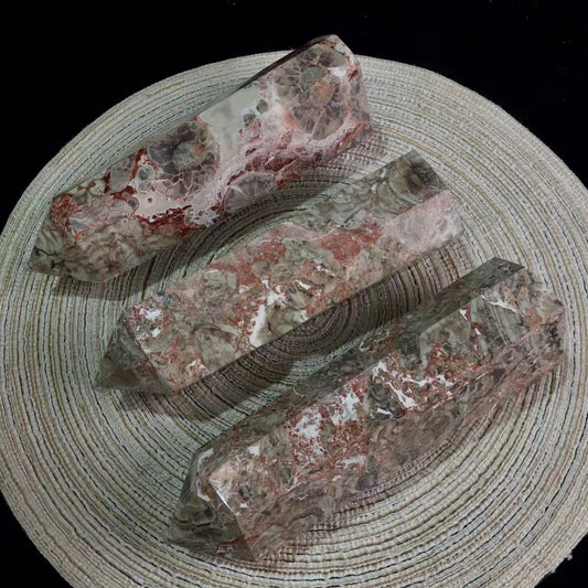 Wholesale  Crystals  Money Agate  Tower for decoraiotion 1kg