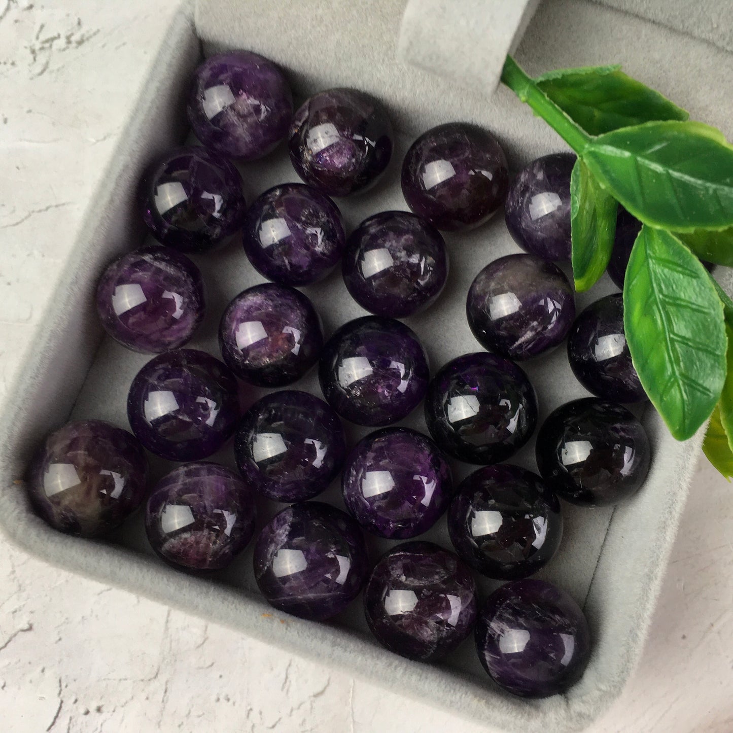 Wholesale amethyst beads natural dream amethyst crystal beads round dream amethyst beads Healing Gem stone beads for decoraiotion