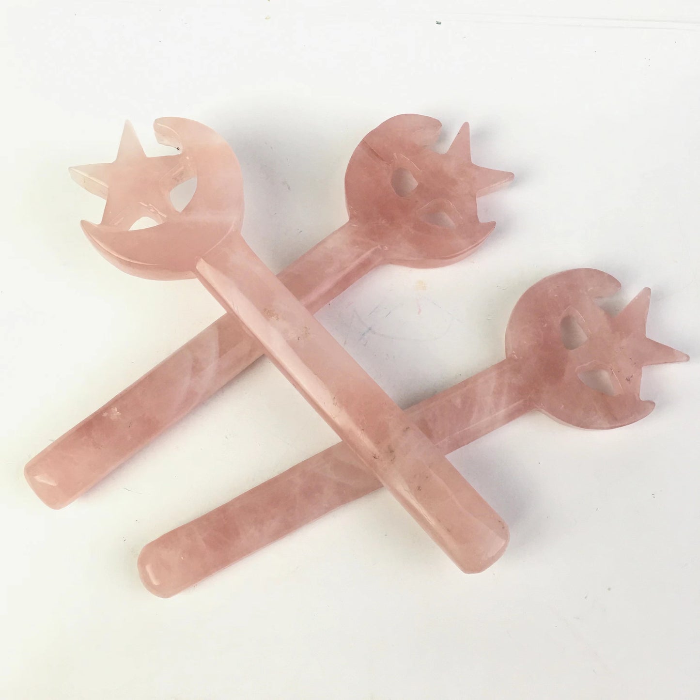 Wholesale natural Crystals Healing rose quartz magic Wand For Decoration
