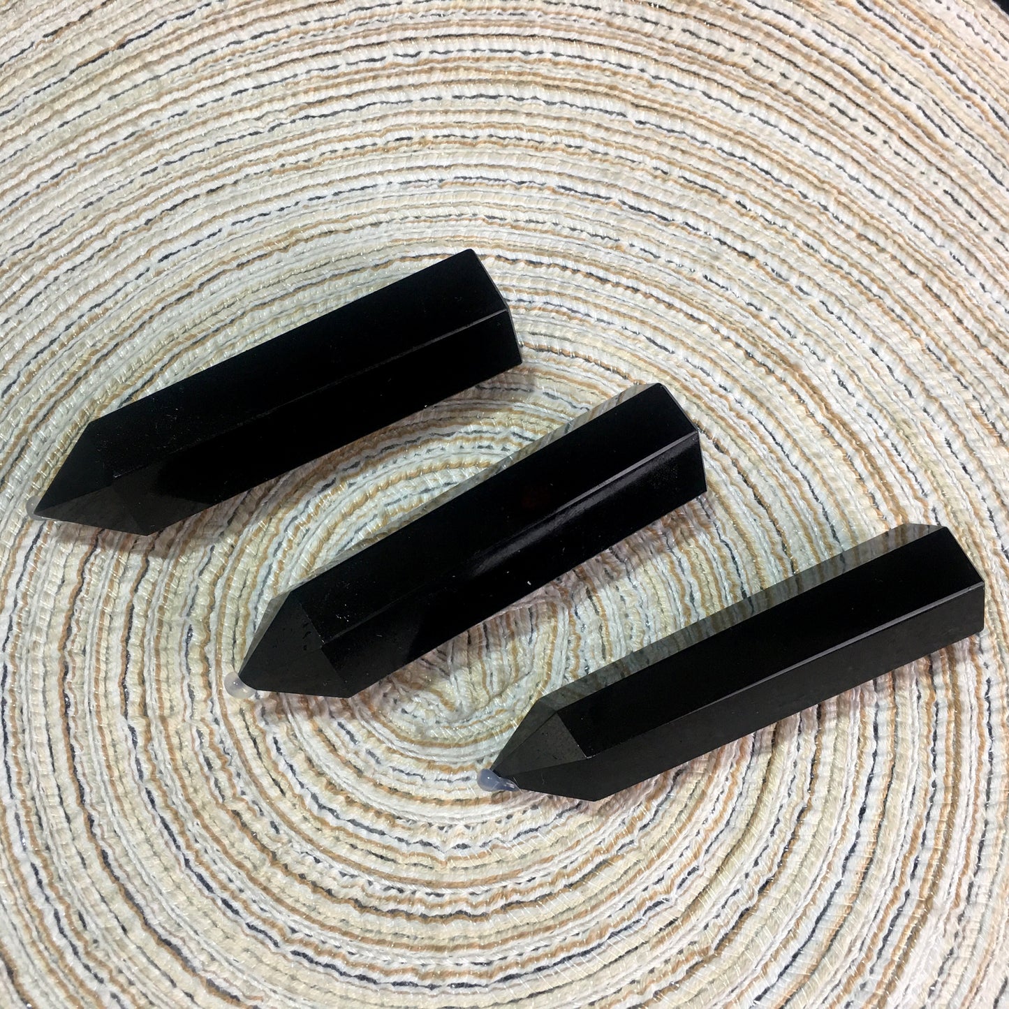 Wholesale Crystal  Natural Crystals Healing Stone  Black Obsidian Tower for  decoraiotion 1kg